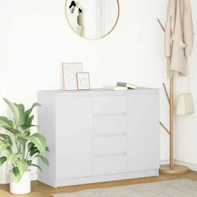 Aparador con cajones blanco 100,5x35x76 cm madera de ingeniería by , Sideboards - Ref: Foro24-3328444, Price: 134,39 €, Disco...