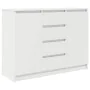 Aparador con cajones blanco 100,5x35x76 cm madera de ingeniería von , Sideboards - Ref: Foro24-3328444, Preis: 142,40 €, Raba...