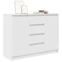 Aparador con cajones blanco 100,5x35x76 cm madera de ingeniería von , Sideboards - Ref: Foro24-3328444, Preis: 142,40 €, Raba...