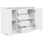 Aparador con cajones blanco 100,5x35x76 cm madera de ingeniería von , Sideboards - Ref: Foro24-3328444, Preis: 142,40 €, Raba...