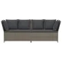 Sofá de jardín con cojines ratán sintético gris by , Outdoor sofas - Ref: Foro24-4104124, Price: 312,91 €, Discount: %