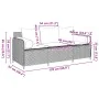 Sofá de jardín de 3 plazas con cojines ratán sintético gris by , Outdoor sofas - Ref: Foro24-4104179, Price: 238,98 €, Discou...