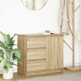 Aparador con cajón roble Sonoma 71x35x65 cm madera ingeniería de , Aparadores - Ref: Foro24-861573, Precio: 80,91 €, Descuent...