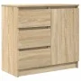 Aparador con cajón roble Sonoma 71x35x65 cm madera ingeniería by , Sideboards - Ref: Foro24-861573, Price: 81,80 €, Discount: %