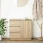 Aparador con cajón roble Sonoma 71x35x65 cm madera ingeniería by , Sideboards - Ref: Foro24-861573, Price: 81,80 €, Discount: %