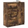 Aparador con cajones roble ahumado 71x35x84cm madera ingeniería by , Sideboards - Ref: Foro24-861584, Price: 95,84 €, Discoun...