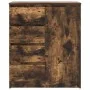 Aparador con cajones roble ahumado 71x35x84cm madera ingeniería by , Sideboards - Ref: Foro24-861584, Price: 95,84 €, Discoun...