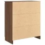 Aparador con cajones roble marrón 71x35x84 cm madera ingeniería by , Sideboards - Ref: Foro24-861586, Price: 108,19 €, Discou...