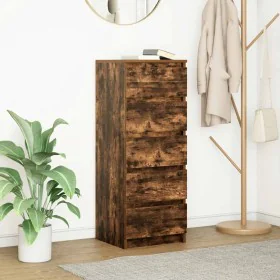 Aparador con cajones roble ahumado 37,5x35x99 cm von , Sideboards - Ref: Foro24-861764, Preis: 88,56 €, Rabatt: %