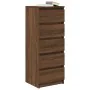 Aparador con cajones roble marrón 37,5x35x99 cm de , Aparadores - Ref: Foro24-861766, Precio: 93,84 €, Descuento: %