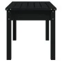 Gartenbank aus massivem schwarzem Kiefernholz 80x44x45 cm von vidaXL, Gartenbänke - Ref: Foro24-824001, Preis: 59,44 €, Rabat...