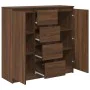Aparador con cajones roble marrón 100,5x35x98,5 cm von , Sideboards - Ref: Foro24-3328459, Preis: 155,53 €, Rabatt: %