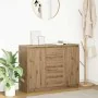 Aparador con cajones roble artesanal 100,5x35x76 cm by , Sideboards - Ref: Foro24-3328452, Price: 136,02 €, Discount: %