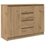 Aparador con cajones roble artesanal 100,5x35x76 cm by , Sideboards - Ref: Foro24-3328452, Price: 136,02 €, Discount: %