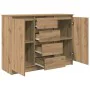 Aparador con cajones roble artesanal 100,5x35x76 cm by , Sideboards - Ref: Foro24-3328452, Price: 136,02 €, Discount: %