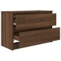 Mueble de TV marrón roble 80x35x54 cm madera de ingeniería by , TV Furniture - Ref: Foro24-861793, Price: 76,92 €, Discount: %