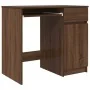 Escritorio roble marrón 86x49x76 cm madera de ingeniería de , Escritorios - Ref: Foro24-861829, Precio: 97,90 €, Descuento: %