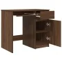 Escritorio roble marrón 86x49x76 cm madera de ingeniería de , Escritorios - Ref: Foro24-861829, Precio: 97,90 €, Descuento: %