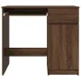 Escritorio roble marrón 86x49x76 cm madera de ingeniería de , Escritorios - Ref: Foro24-861829, Precio: 97,90 €, Descuento: %