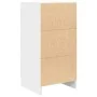 Aparador blanco 37,5x35x76 cm madera de ingeniería de , Aparadores - Ref: Foro24-861724, Precio: 64,83 €, Descuento: %
