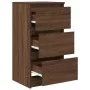 Aparador roble marrón 37,5x35x76 cm madera de ingeniería by , Sideboards - Ref: Foro24-861730, Price: 64,13 €, Discount: %