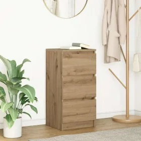 Aparador Artisan Roble 37,5x35x76 cm Madera de ingeniería by , Sideboards - Ref: Foro24-861732, Price: 69,31 €, Discount: %