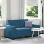 Sofá de 2 plazas terciopelo azul 120 cm de , Sofás - Ref: Foro24-4105019, Precio: 223,78 €, Descuento: %