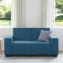 Sofá de 2 plazas terciopelo azul 120 cm de , Sofás - Ref: Foro24-4105019, Precio: 223,78 €, Descuento: %