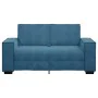 Sofá de 2 plazas terciopelo azul 120 cm de , Sofás - Ref: Foro24-4105019, Precio: 223,78 €, Descuento: %