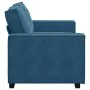 Sofá de 2 plazas terciopelo azul 120 cm de , Sofás - Ref: Foro24-4105019, Precio: 223,78 €, Descuento: %