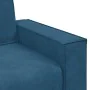 Sofá de 2 plazas terciopelo azul 120 cm de , Sofás - Ref: Foro24-4105019, Precio: 223,78 €, Descuento: %