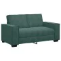 Sofá de 2 plazas de terciopelo verde oscuro 120 cm by , Sofas - Ref: Foro24-4105012, Price: 206,89 €, Discount: %