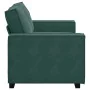 Sofá de 2 plazas de terciopelo verde oscuro 120 cm by , Sofas - Ref: Foro24-4105012, Price: 206,89 €, Discount: %