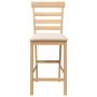 Taburetes de bar con cojines 2 uds madera maciza natural caucho von , Küchenhocker - Ref: Foro24-4102539, Preis: 119,94 €, Ra...
