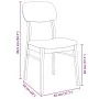 Sillas de comedor con cojines 2uds madera maciza blanco caucho von , Essstühle - Ref: Foro24-4102526, Preis: 154,29 €, Rabatt: %