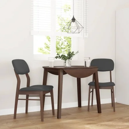 Sillas de comedor con cojines 2 uds madera maciza marrón caucho von , Essstühle - Ref: Foro24-4102524, Preis: 160,63 €, Rabat...