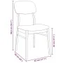 Sillas de comedor con cojines 2 uds madera maciza marrón caucho von , Essstühle - Ref: Foro24-4102524, Preis: 160,63 €, Rabat...