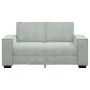 Sofá de 2 plazas de terciopelo gris claro 120 cm de , Sofás - Ref: Foro24-4105010, Precio: 209,69 €, Descuento: %
