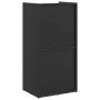 Leñero negro 40x30x80 cm Acero laminado en frío von , Brennholztaschen und -halter - Ref: Foro24-864187, Preis: 81,84 €, Raba...