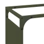 Leñero verde oliva 44x28x65 cm Acero laminado en frío von , Brennholztaschen und -halter - Ref: Foro24-864198, Preis: 51,84 €...