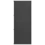 Leñero negro 40x30x75 cm Acero laminado en frío de , Bolsas y soportes de leña - Ref: Foro24-864191, Precio: 81,47 €, Descuen...