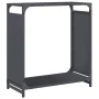 Leñero antracita 60x28x65 cm Acero laminado en frío by , Firewood bags and holders - Ref: Foro24-864201, Price: 54,34 €, Disc...