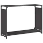 Leñero negro 90x28x65 cm Acero laminado en frío von , Brennholztaschen und -halter - Ref: Foro24-864203, Preis: 59,63 €, Raba...