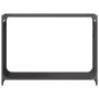 Leñero negro 90x28x65 cm Acero laminado en frío von , Brennholztaschen und -halter - Ref: Foro24-864203, Preis: 59,63 €, Raba...