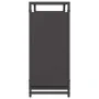 Leñero negro 90x28x65 cm Acero laminado en frío von , Brennholztaschen und -halter - Ref: Foro24-864203, Preis: 59,63 €, Raba...