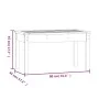 Gartenbank aus massivem schwarzem Kiefernholz 80x44x45 cm von vidaXL, Gartenbänke - Ref: Foro24-824001, Preis: 59,44 €, Rabat...