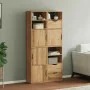 Armarios auxiliares 4 uds "ODDA" 40x24x79 cm Madera maciza pino by , Sideboards - Ref: Foro24-3365350, Price: 212,03 €, Disco...