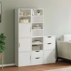 Armarios auxiliares 5 uds "ODDA" blanco 40x24x79 cm madera pino by , Sideboards - Ref: Foro24-3365359, Price: 272,95 €, Disco...