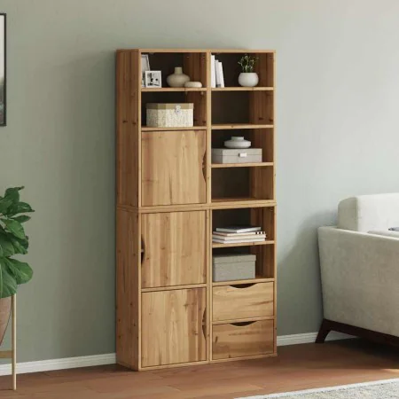 Armarios auxiliares 4 uds "ODDA" 40x24x79 cm Madera maciza pino de , Aparadores - Ref: Foro24-3365352, Precio: 203,58 €, Desc...