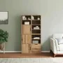 Armarios auxiliares 4 uds "ODDA" 40x24x79 cm Madera maciza pino de , Aparadores - Ref: Foro24-3365352, Precio: 203,58 €, Desc...